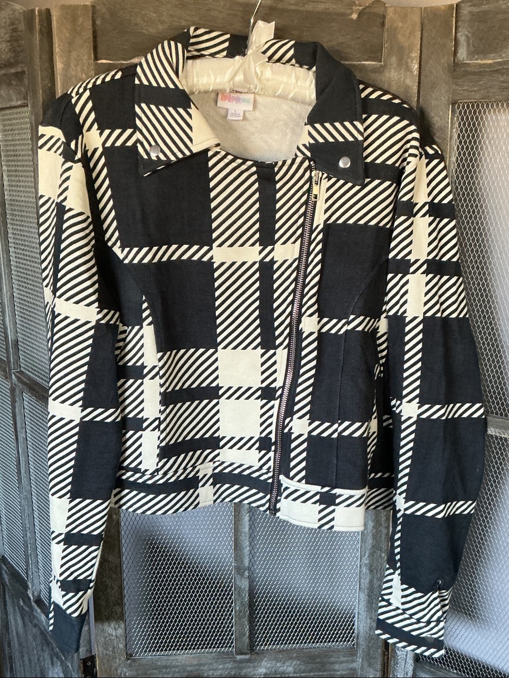 LuLaRoe Presley style moto jacket